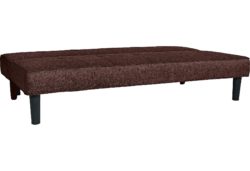 Home - Patsy - 2 Seater Fabric Clic Clac - Sofa Bed - Chocolate